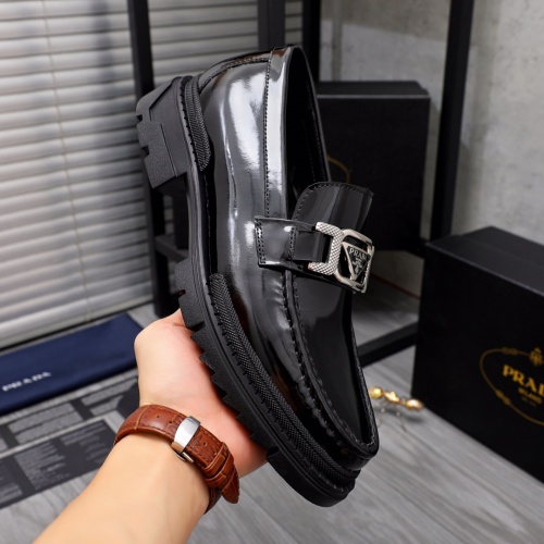 Cheap Prada Leather Shoes For Men #1044167 Replica Wholesale [$85.00 USD] [ITEM#1044167] on Replica Prada Leather Shoes