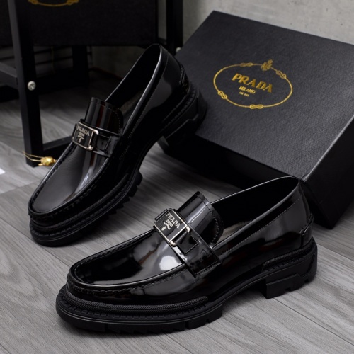Cheap Prada Leather Shoes For Men #1044168 Replica Wholesale [$85.00 USD] [ITEM#1044168] on Replica Prada Leather Shoes