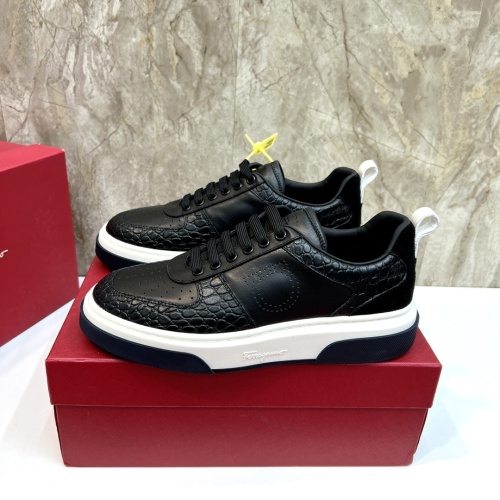 Cheap Salvatore Ferragamo Casual Shoes For Men #1044366 Replica Wholesale [$128.00 USD] [ITEM#1044366] on Replica Salvatore Ferragamo Casual Shoes