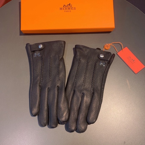 Cheap Hermes Gloves For Men #1044858 Replica Wholesale [$56.00 USD] [ITEM#1044858] on Replica Hermes Gloves