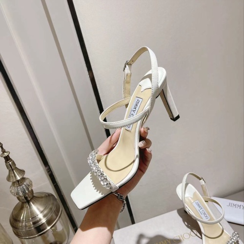 Cheap Jimmy Choo Sandals For Women #1045299 Replica Wholesale [$102.00 USD] [ITEM#1045299] on Replica Jimmy Choo Sandals
