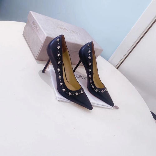 Cheap Jimmy Choo High-Heeled Shoes For Women #1045316 Replica Wholesale [$102.00 USD] [ITEM#1045316] on Replica Jimmy Choo High-Heeled Shoes