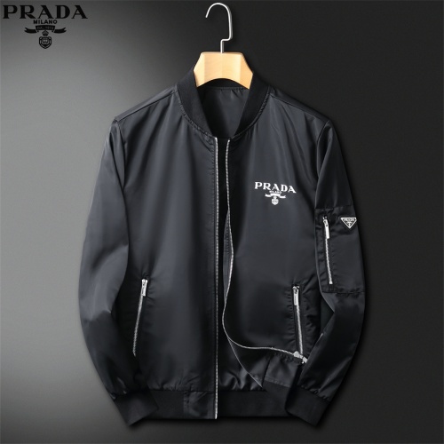 Cheap Prada New Jackets Long Sleeved For Men #1045524 Replica Wholesale [$72.00 USD] [ITEM#1045524] on Replica Prada Jackets