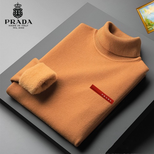 Cheap Prada Sweater Long Sleeved For Men #1045688 Replica Wholesale [$48.00 USD] [ITEM#1045688] on Replica Prada Sweater