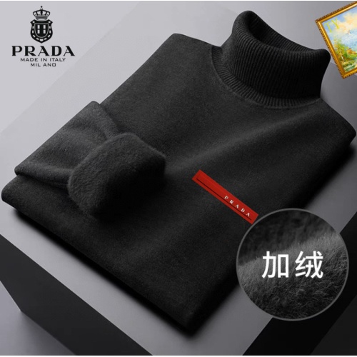 Cheap Prada Sweater Long Sleeved For Men #1045689 Replica Wholesale [$48.00 USD] [ITEM#1045689] on Replica Prada Sweater