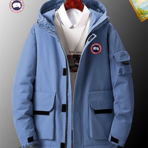 Cheap Canada Goose Down Feather Coat Long Sleeved For Men #1045746 Replica Wholesale [$82.00 USD] [ITEM#1045746] on Replica Canada Goose Down Feather Coat