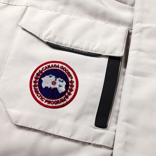 Cheap Canada Goose Down Feather Coat Long Sleeved For Men #1045747 Replica Wholesale [$82.00 USD] [ITEM#1045747] on Replica Canada Goose Down Feather Coat