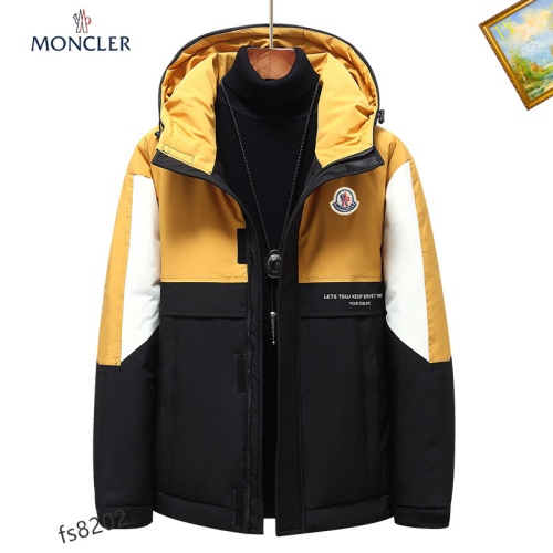 Cheap Moncler Down Feather Coat Long Sleeved For Men #1045773 Replica Wholesale [$82.00 USD] [ITEM#1045773] on Replica Moncler Down Feather Coat