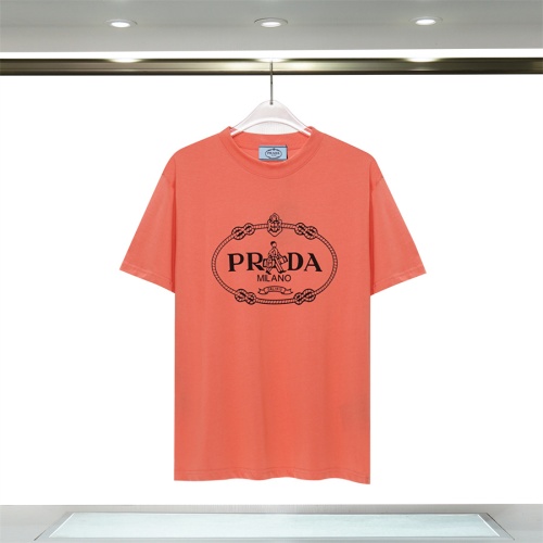 Cheap Prada T-Shirts Short Sleeved For Unisex #1045952 Replica Wholesale [$32.00 USD] [ITEM#1045952] on Replica Prada T-Shirts