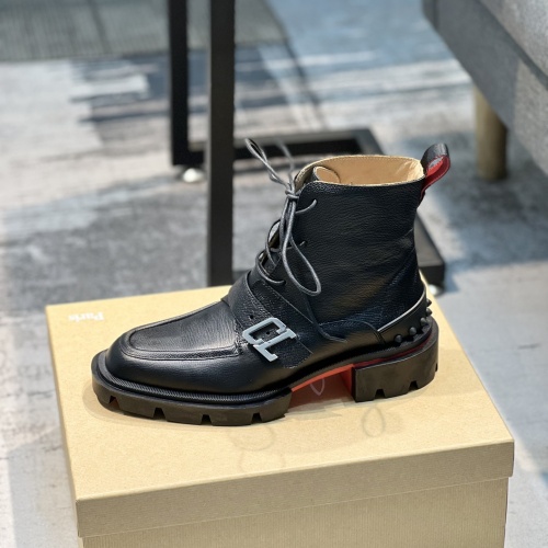 Cheap Christian Louboutin Boots For Men #1046101 Replica Wholesale [$128.00 USD] [ITEM#1046101] on Replica Christian Louboutin Boots