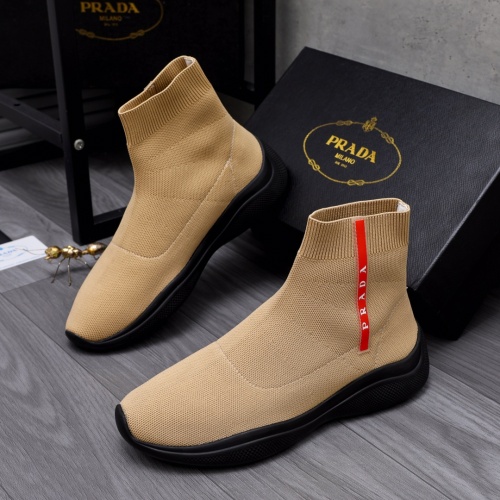 Cheap Prada Boots For Men #1048340 Replica Wholesale [$80.00 USD] [ITEM#1048340] on Replica Prada Boots