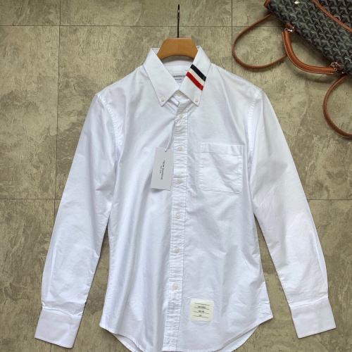 Cheap Thom Browne TB Shirts Long Sleeved For Men #1048426 Replica Wholesale [$52.00 USD] [ITEM#1048426] on Replica Thom Browne TB Shirts