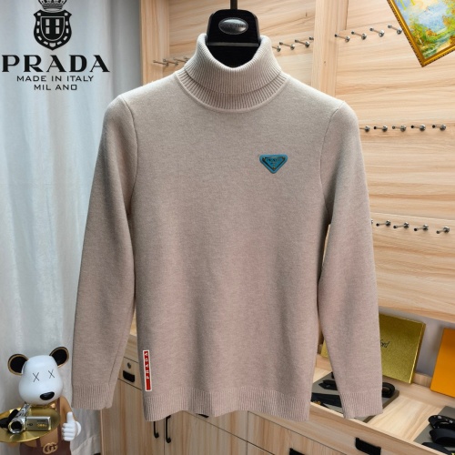 Cheap Prada Sweater Long Sleeved For Men #1048838 Replica Wholesale [$48.00 USD] [ITEM#1048838] on Replica Prada Sweater