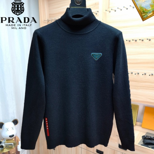 Cheap Prada Sweater Long Sleeved For Men #1048839 Replica Wholesale [$48.00 USD] [ITEM#1048839] on Replica Prada Sweater