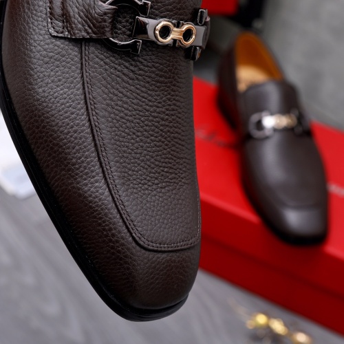 Cheap Salvatore Ferragamo Leather Shoes For Men #1049087 Replica Wholesale [$82.00 USD] [ITEM#1049087] on Replica Salvatore Ferragamo Leather Shoes