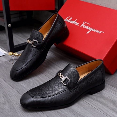 Cheap Salvatore Ferragamo Leather Shoes For Men #1049088 Replica Wholesale [$82.00 USD] [ITEM#1049088] on Replica Salvatore Ferragamo Leather Shoes