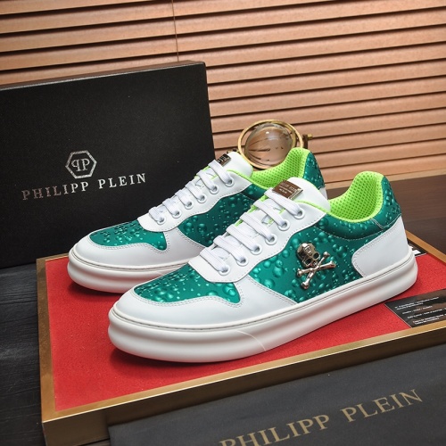 Cheap Philipp Plein Shoes For Men #1049126 Replica Wholesale [$80.00 USD] [ITEM#1049126] on Replica Philipp Plein PP Casual Shoes