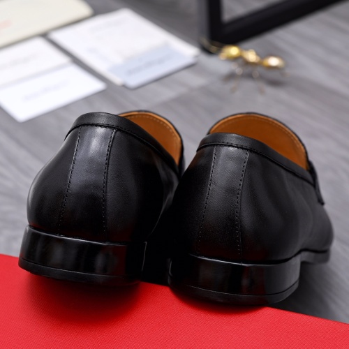 Cheap Salvatore Ferragamo Leather Shoes For Men #1049177 Replica Wholesale [$82.00 USD] [ITEM#1049177] on Replica Salvatore Ferragamo Leather Shoes