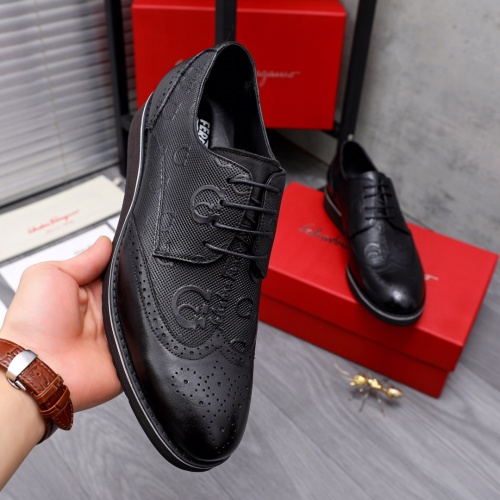 Cheap Salvatore Ferragamo Leather Shoes For Men #1049265 Replica Wholesale [$82.00 USD] [ITEM#1049265] on Replica Salvatore Ferragamo Leather Shoes