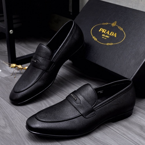 Cheap Prada Leather Shoes For Men #1049349 Replica Wholesale [$80.00 USD] [ITEM#1049349] on Replica Prada Leather Shoes