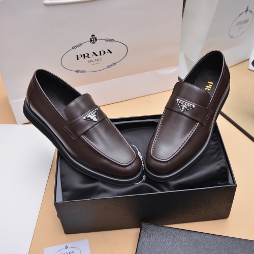 Cheap Prada Leather Shoes For Men #1049457 Replica Wholesale [$102.00 USD] [ITEM#1049457] on Replica Prada Leather Shoes