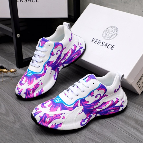 Cheap Versace Casual Shoes For Men #1049650 Replica Wholesale [$100.00 USD] [ITEM#1049650] on Replica Versace Casual Shoes