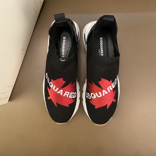 Cheap Dsquared Casual Shoes For Men #1049714 Replica Wholesale [$82.00 USD] [ITEM#1049714] on Replica Dsquared Casual Shoes