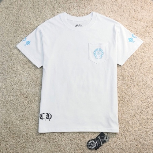 Cheap Chrome Hearts T-Shirts Short Sleeved For Unisex #1049889 Replica Wholesale [$40.00 USD] [ITEM#1049889] on Replica Chrome Hearts T-Shirts