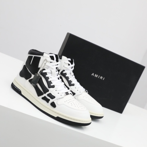 Cheap Amiri High Tops Shoes For Men #1050031 Replica Wholesale [$125.00 USD] [ITEM#1050031] on Replica Amiri High Tops Shoes