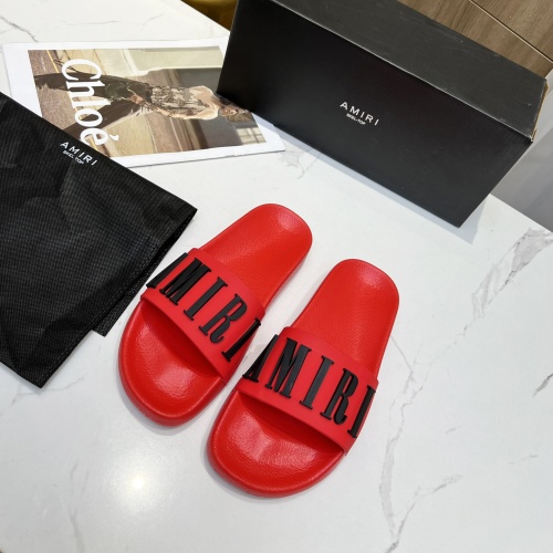 Cheap Amiri Slippers For Men #1050049 Replica Wholesale [$56.00 USD] [ITEM#1050049] on Replica Amiri Slippers