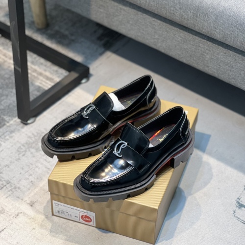 Cheap Christian Louboutin Leather Shoes For Men #1050103 Replica Wholesale [$118.00 USD] [ITEM#1050103] on Replica Christian Louboutin Leather Shoes