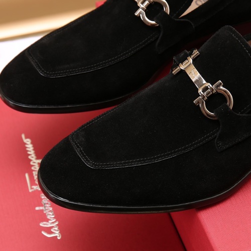 Cheap Salvatore Ferragamo Leather Shoes For Men #1050151 Replica Wholesale [$125.00 USD] [ITEM#1050151] on Replica Salvatore Ferragamo Leather Shoes