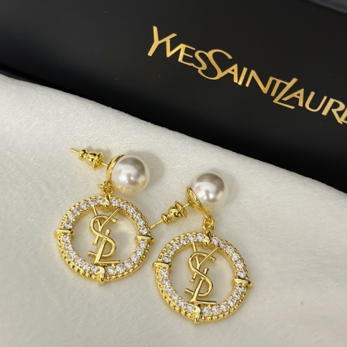 Cheap Yves Saint Laurent YSL Earrings For Women #1050640 Replica Wholesale [$25.00 USD] [ITEM#1050640] on Replica Yves Saint Laurent YSL Earrings