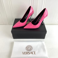 Cheap Versace High-Heeled Shoes For Women #1043728 Replica Wholesale [$130.00 USD] [ITEM#1043728] on Replica Versace High-Heeled Shoes