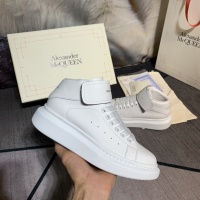 Cheap Alexander McQueen High Tops Shoes For Women #1043902 Replica Wholesale [$115.00 USD] [ITEM#1043902] on Replica Alexander McQueen High Tops Shoes