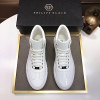 Cheap Philipp Plein PP High Tops Shoes For Men #1044299 Replica Wholesale [$88.00 USD] [ITEM#1044299] on Replica Philipp Plein PP High Tops Shoes