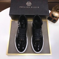 Cheap Philipp Plein PP High Tops Shoes For Men #1044301 Replica Wholesale [$88.00 USD] [ITEM#1044301] on Replica Philipp Plein PP High Tops Shoes