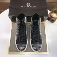 Cheap Philipp Plein PP High Tops Shoes For Men #1044393 Replica Wholesale [$140.00 USD] [ITEM#1044393] on Replica Philipp Plein PP High Tops Shoes