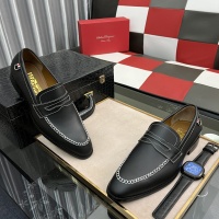 Cheap Salvatore Ferragamo Leather Shoes For Men #1049370 Replica Wholesale [$85.00 USD] [ITEM#1049370] on Replica Salvatore Ferragamo Leather Shoes