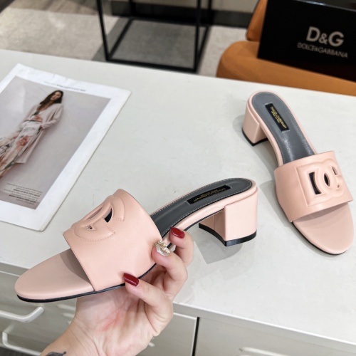 Cheap Dolce &amp; Gabbana D&amp;G Slippers For Women #1051153 Replica Wholesale [$85.00 USD] [ITEM#1051153] on Replica Dolce &amp; Gabbana D&amp;G Slippers