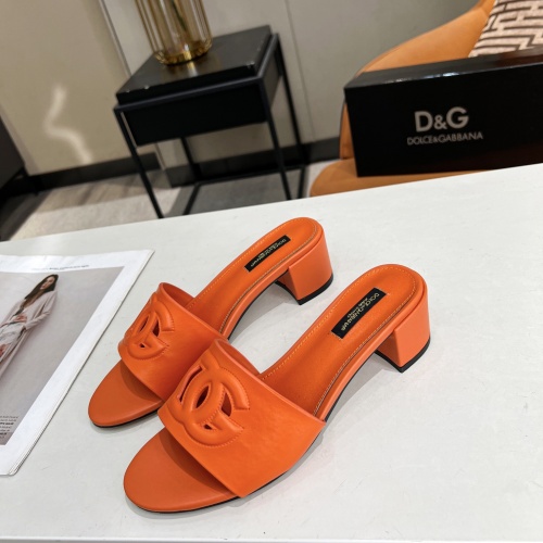 Cheap Dolce &amp; Gabbana D&amp;G Slippers For Women #1051154 Replica Wholesale [$85.00 USD] [ITEM#1051154] on Replica Dolce &amp; Gabbana D&amp;G Slippers