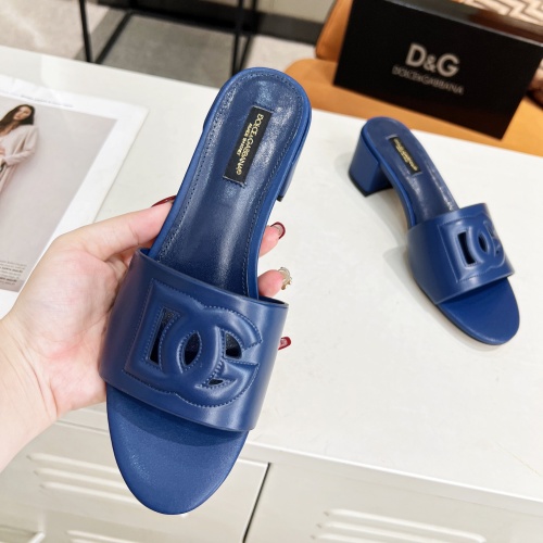 Cheap Dolce &amp; Gabbana D&amp;G Slippers For Women #1051158 Replica Wholesale [$85.00 USD] [ITEM#1051158] on Replica Dolce &amp; Gabbana D&amp;G Slippers