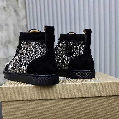 Cheap Christian Louboutin High Top Shoes For Men #1051189 Replica Wholesale [$88.00 USD] [ITEM#1051189] on Replica Christian Louboutin High Top Shoes