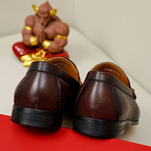 Cheap Salvatore Ferragamo Leather Shoes For Men #1051199 Replica Wholesale [$82.00 USD] [ITEM#1051199] on Replica Salvatore Ferragamo Leather Shoes