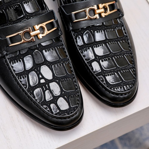 Cheap Salvatore Ferragamo Leather Shoes For Men #1051200 Replica Wholesale [$82.00 USD] [ITEM#1051200] on Replica Salvatore Ferragamo Leather Shoes