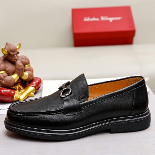 Cheap Salvatore Ferragamo Leather Shoes For Men #1051201 Replica Wholesale [$82.00 USD] [ITEM#1051201] on Replica Salvatore Ferragamo Leather Shoes