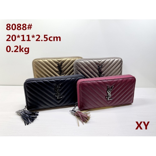 Cheap Yves Saint Laurent YSL Wallets For Women #1051297 Replica Wholesale [$19.00 USD] [ITEM#1051297] on Replica Yves Saint Laurent YSL Wallets
