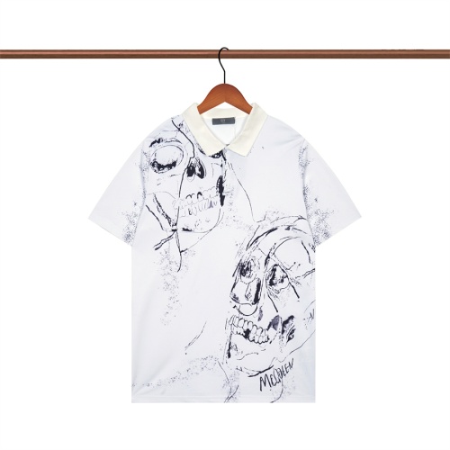 Cheap Alexander McQueen T-shirts Short Sleeved For Men #1051554 Replica Wholesale [$36.00 USD] [ITEM#1051554] on Replica Alexander McQueen T-shirts