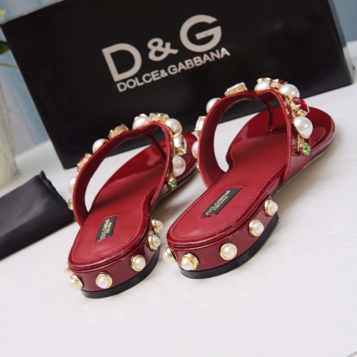 Cheap Dolce &amp; Gabbana D&amp;G Slippers For Women #1051749 Replica Wholesale [$72.00 USD] [ITEM#1051749] on Replica Dolce &amp; Gabbana D&amp;G Slippers
