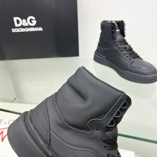 Cheap D&amp;G High Top Shoes For Men #1051784 Replica Wholesale [$108.00 USD] [ITEM#1051784] on Replica Dolce &amp; Gabbana D&amp;G High Top Shoes